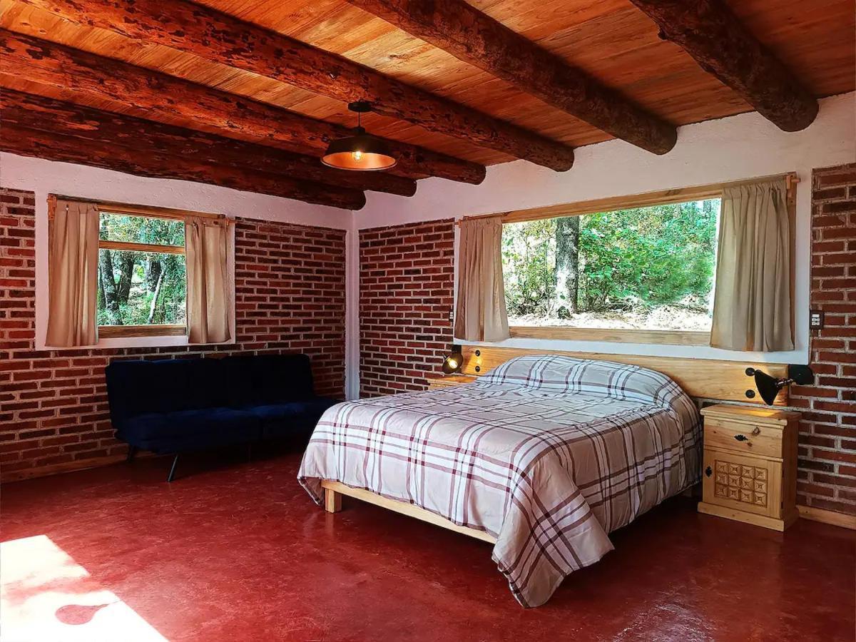 Cabana Para Pareja En El Bosque Ib Acaxochitlán Esterno foto